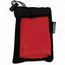 Kühlendes Handtuch aus RPET-Material, 30x80cm (schwarz / Rot) (Art.-Nr. CA536839)