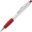 Kugelschreiber Hawaï Stylus weiß (Weiss / rot) (Art.-Nr. CA540796)