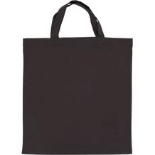 Einkaufstasche OEKO-TEX® 140g/m² 38x42 cm kurze Henkel (Grau) (Art.-Nr. CA547209)