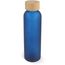 Wasserflasche Glas & Bambus 500ml (dunkelblau) (Art.-Nr. CA573197)