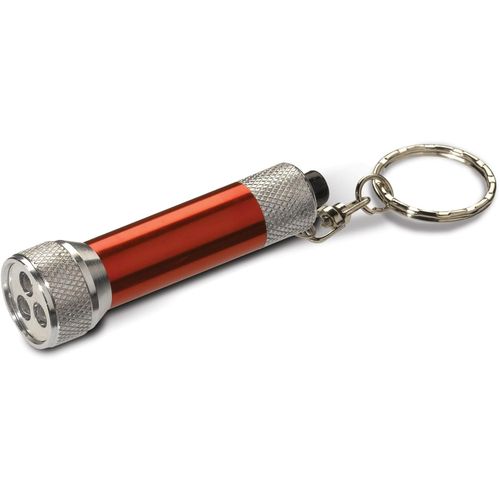 Mini-LED-Lampe mit Schlüsselring (Art.-Nr. CA573567) - Schlüsselanhänger aus Metall mit einer...