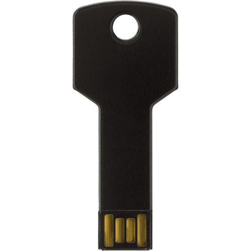 8GB USB-Stick Schlüssel (Art.-Nr. CA591057) - 8GB USB-Stick in Schlüsselform. Alumini...