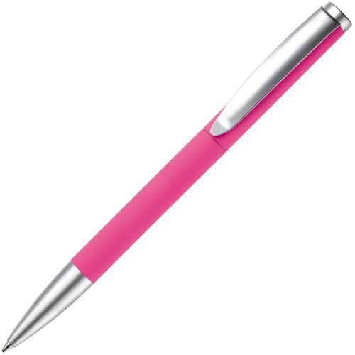 Kugelschreiber Modena Gummiert (Art.-Nr. CA600161) - Metallkugelschreiber, Toppoint Design,...