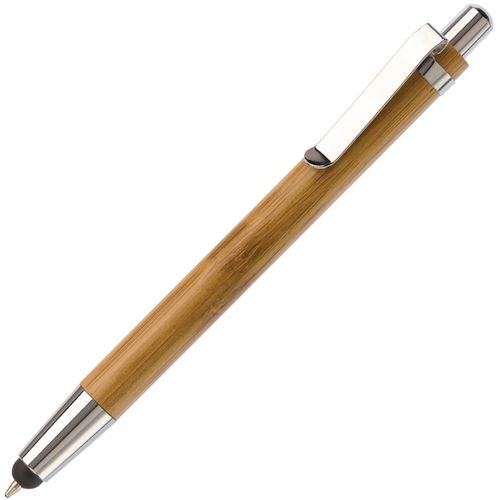 Antartica Bambus mit Touch (Art.-Nr. CA631845) - Kugelschreiber aus Bambus Material mit...