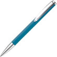 Kugelschreiber Modena Gummiert (blau) (Art.-Nr. CA639867)