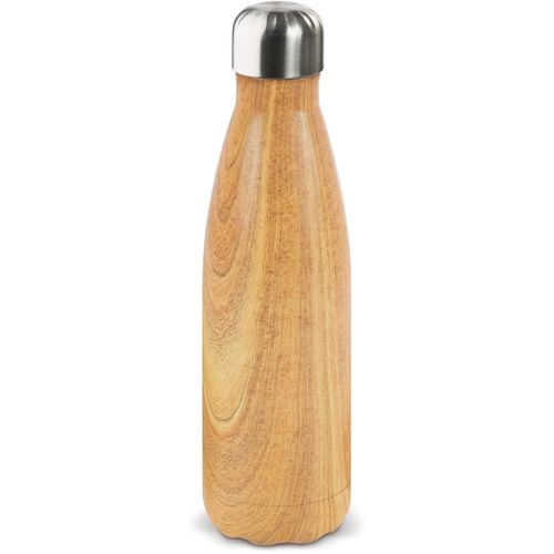 Flasche Swing Holz Edition 500ml (Art.-Nr. CA644208) - Doppelwandige Vakuum Flasche, welche zu...