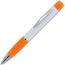 Kugelschreiber Hawaii mit dreifarbigem Textmarker (Weiss / orange) (Art.-Nr. CA650558)