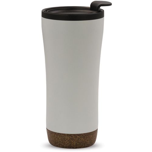 Doppelwandiger Becher mit einem Korkboden 480ml (Art.-Nr. CA654486) - Doppelwandiger Coffee to Go Becher mit...