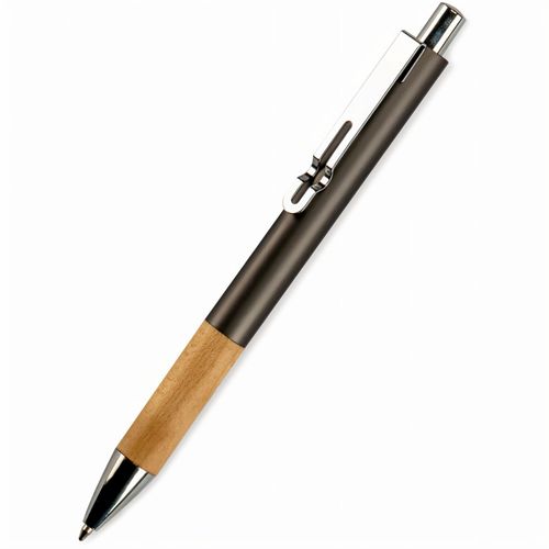 Metallstift mit Holzgriff (Art.-Nr. CA655548) - Dieser Kugelschreiber hat aufgrund des...