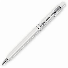 Kugelschreiber Raja Chrome recycled hardcolour (weiß) (Art.-Nr. CA662921)
