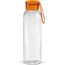 Trinkflasche 600ml (transparent orange) (Art.-Nr. CA677808)