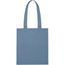 Einkaufstasche aus recycelter Baumwolle 38x42x10cm (blau) (Art.-Nr. CA686595)