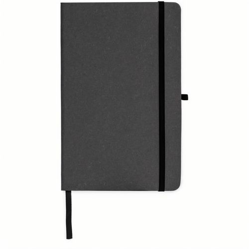 Hardcover-Notizbuch mit Einband aus recycelten Leder DIN A5 (Art.-Nr. CA687368) - Stilvolles Hardcover-Notizbuch im...