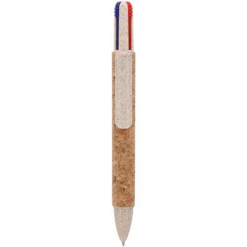 Kugelschreiber 4-Farben-Kork (Art.-Nr. CA695710) - Wir stellen unseren vielseitigen Korksti...