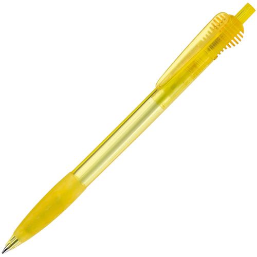 Kugelschreiber Cosmo Grip Transparent (Art.-Nr. CA702689) - Schlanker Toppoint Kugelschreiber mit...