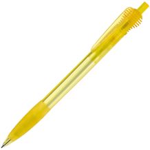 Kugelschreiber Cosmo Grip Transparent (transparent gelb) (Art.-Nr. CA702689)