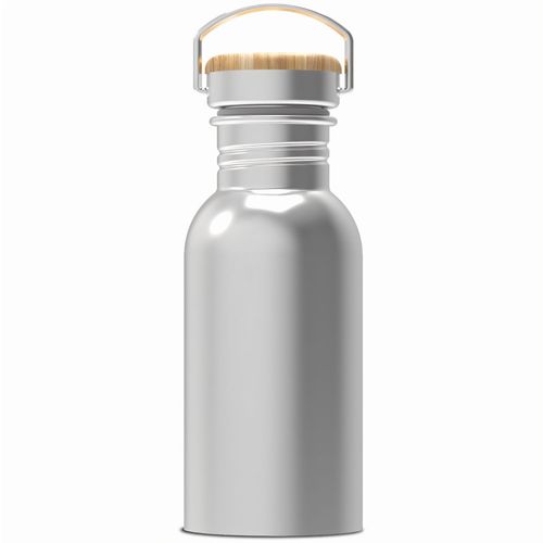 Wasserflasche Ashton 500ml (Art.-Nr. CA722440) - Einwandige Trinkflasche aus Edelstahl....