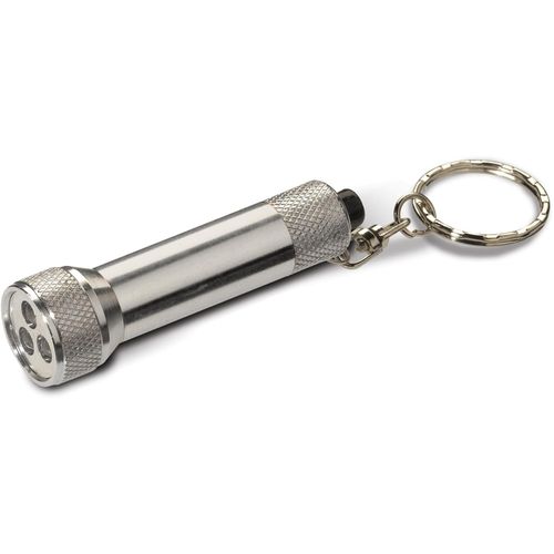Mini-LED-Lampe mit Schlüsselring (Art.-Nr. CA728304) - Schlüsselanhänger aus Metall mit einer...