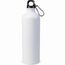Aluminium Wasserflasche mit Karabiner Sublimation 750ml (Weiss) (Art.-Nr. CA734986)