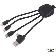 4000 | Xoopar Iné Smart Charging cable with NFC (Schwarz) (Art.-Nr. CA735414)