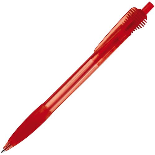Kugelschreiber Cosmo Grip Transparent (Art.-Nr. CA739928) - Schlanker Toppoint Kugelschreiber mit...