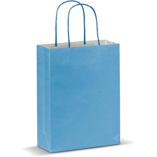 Kleine Papiertasche im Eco Look 120g/m² (Art.-Nr. CA741601) - Kleinformatige, matte Papiertragetasche...
