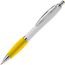 Kugelschreiber Hawaï weiß (Weiss / Gelb) (Art.-Nr. CA745929)