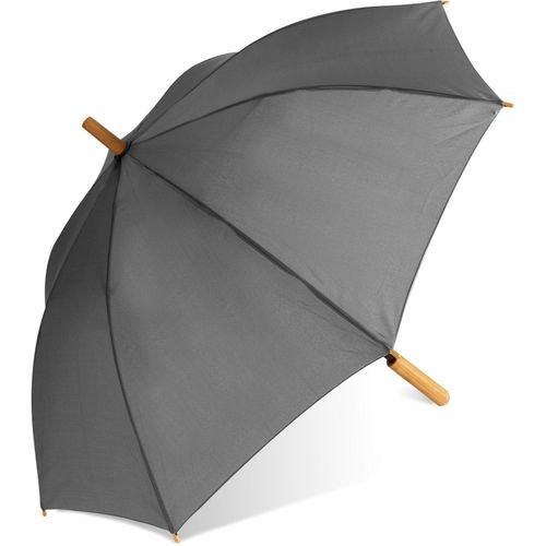 25 Regenschirm aus R-PET-Material mit Automatiköffnung (Art.-Nr. CA769412) - Stockschirm aus R-PET-Material mit...