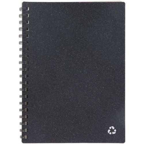 Notizbuch aus recyceltem Leder Midi (Art.-Nr. CA769830) - Setzen Sie auf Nachhaltigkeit mit...