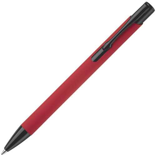Kugelschreiber Alicante Soft-Touch (Art.-Nr. CA775583) - Gummierter, matter Metall Kugelschreiber...