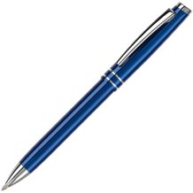 Aluminium Kugelschreiber mit 2 Ringen (dunkelblau) (Art.-Nr. CA783300)