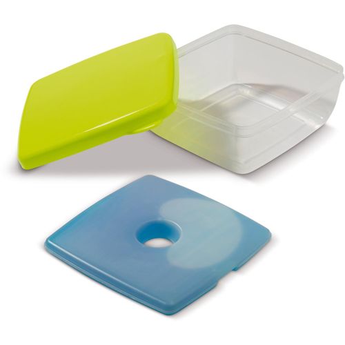 Brotdose mit Kühlelement 750ml (Art.-Nr. CA787440) - Benutzerfreundliche Lunchbox mit herausn...