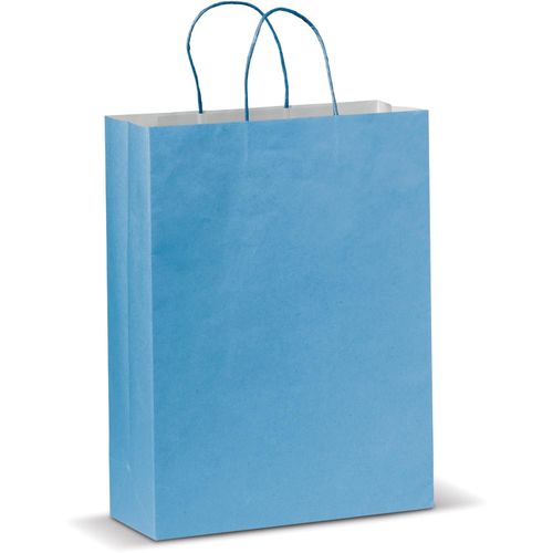 Große Papiertasche im Eco Look 120g/m² (Art.-Nr. CA816841) - Großformatige matte Papiertragetasch...