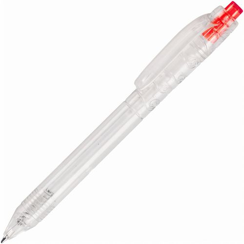 Kugelschreiber R-PET (Art.-Nr. CA818104) - Dieser transparente Kugelschreiber...