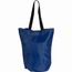 Faltbare Einkaufstasche (blau) (Art.-Nr. CA828079)