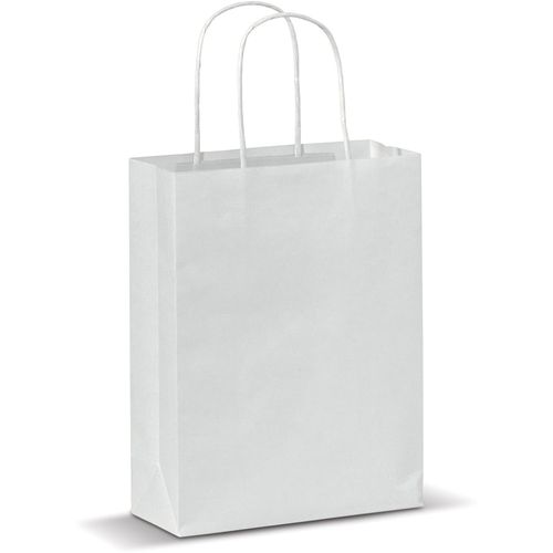 Kleine Papiertasche im Eco Look 120g/m² (Art.-Nr. CA857862) - Kleinformatige, matte Papiertragetasche...