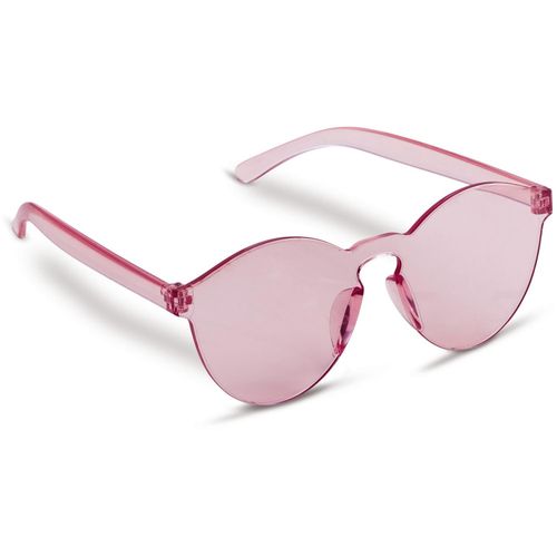 Sonnenbrille June UV400 (Art.-Nr. CA880378) - Helle Sonnenbrille im Retro-Stil mit...