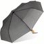 21 faltbarer Regenschirm aus R-PET -Material mit Automatiköffnung (Grau) (Art.-Nr. CA896217)