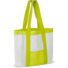 Strandtasche (weiß / hellgrün) (Art.-Nr. CA896850)