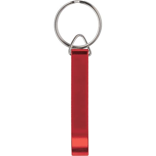 Schlüsselanhänger mit Öffner (Art.-Nr. CA901179) - Handlicher Aluminium-Schlüsselanhänger...