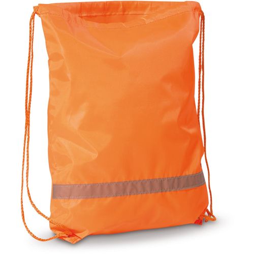 Rucksack aus Polyester 210D (Art.-Nr. CA906239) - Polyester-Rucksack mit Reflektorstreifen...