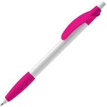Kugelschreiber Cosmo Grip HC (Weiss / Rosé) (Art.-Nr. CA914924)