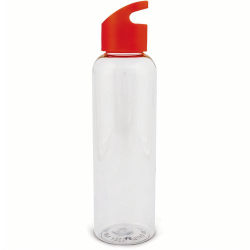 Loop Flasche transparent R-PET 600ml (Art.-Nr. CA934756) - Einwandige Trinkflasche hergestellt aus...
