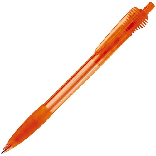 Kugelschreiber Cosmo Grip Transparent (Art.-Nr. CA936028) - Schlanker Toppoint Kugelschreiber mit...