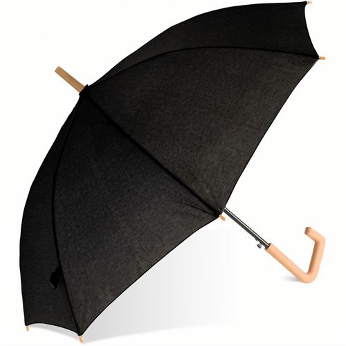 23 Regenschirm aus R-PET-Material mit Automatiköffnung (Art.-Nr. CA943699) - Stockschirm aus R-PET-Material mit...
