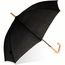 23 Regenschirm aus R-PET-Material mit Automatiköffnung (Schwarz) (Art.-Nr. CA943699)
