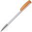 Kugelschreiber Deniro mit Metallspitze Hardcolour (Weiss / orange) (Art.-Nr. CA946731)