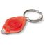 Schlüsselanhänger mit Mini-Taschenlampe (Gefrostet Rot) (Art.-Nr. CA948953)