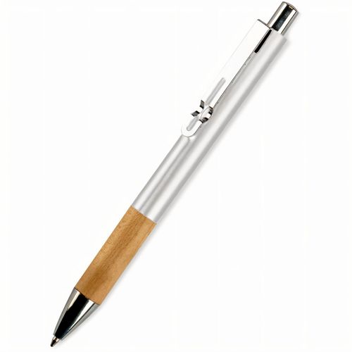 Metallstift mit Holzgriff (Art.-Nr. CA962895) - Dieser Kugelschreiber hat aufgrund des...