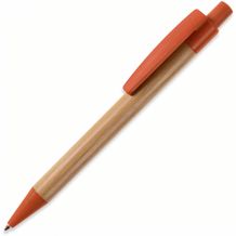 Kugelschreiber Bambus mit Weizenstroh Elementen (orange) (Art.-Nr. CA963080)